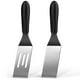 thumbnail image 1 of Espátula pequeña (2 piezas), mini espátula para servir en la cocina, espátula de metal para servir y voltear, ideal para panqueques, brownies, postres, galletas, huevos o sartenes pequeñas., 1 of 6