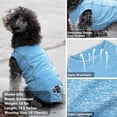 thumbnail image 3 of KYEESE Reflective Dog Shirt, Lightweight Quick Dry T-Shirt for Small Medium and Large Dogs, Blue, L, 3 of 9