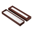 thumbnail image 4 of Uxcell Pen Gift Box, 12 Pack Empty Pen Case Cardboard Case with Clear Window Pen Display Box, Brown, 4 of 5
