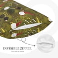 thumbnail image 2 of Plush Throw Pillow Covers, Gnomes Playing in the Garden Pillow Cases with Invisible Zipper, Breathable Microfiber Pillow Cases Standard Size for Sleeping Bedroom Sofa Living Room 16x24, 2 of 5