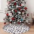 thumbnail image 5 of Sikiie Music Player 30-48 inches {designName} Print Christmas Tree Skirt Snowman Xmas Tree Skirt with Edge Christmas Decorations for Holiday Party48", 5 of 7