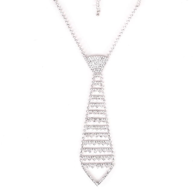 Collar de Moda Rhinestone Cristal Bling Pajarita Choker Salvador