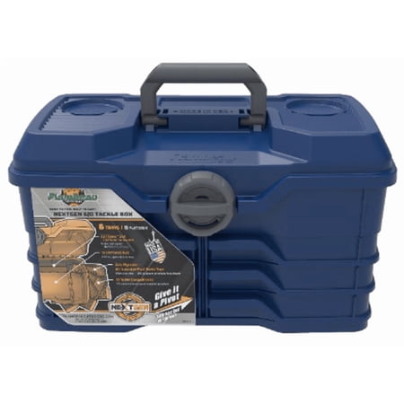 Flambeau Outdoors NextGen 6/0 Large Tackle Box 15.5 inches Fishing Tackle Box Plastic Blue