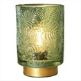 thumbnail image 1 of Lámpara Pequeña Que Funciona con Pilas: Lámpara Portátil Inalámbrica para Decoración del Hogar, Lámpara de Mesa de Vidrio con Decoración Estética en Verde Jade, 1 of 8