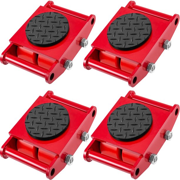 VEVOR 4pcs Machinery Mover, 6T Machinery Skate Dolly, 13200lbs