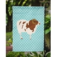 thumbnail image 3 of Carolines Treasures BB8149GF Jacob Sheep Blue Check Garden Flag, 3 of 3
