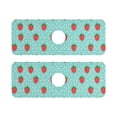 thumbnail image 7 of Yayeee Faucet Mat for Kitchen Sink 14.7" Diatomite Long Splash Guard Pad, Strawberry Pattern, 2 Pack, 7 of 7