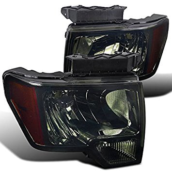 Spec-D Tuning 2LH-F15009G-RS Ford F150 FX2 FX4 Smoke Crystal Headlights Front Turn Signal