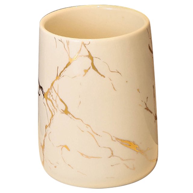 Taza de enjuague bucal para pareja, taza de cepillado ligera de lujo, taza de enjuague bucal de cerámica para el hogar