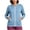 Light Blue, variant on Scrub Jacket for Women Zipper Long Sleeve Stretch Fleece Sweatshirt Fall Winter Warm Nurse Coats with Pocket S-XXL