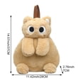 thumbnail image 7 of Plush Cat Backpack Cute Animal Bag Shoulder Bag with Adjustable Straps Cartoon Travel Backpack Fluffy Backpack, 7 of 7