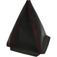 thumbnail image 1 of Cubierta universal para maletero de cambio y cubierta antipolvo para perilla de cambio para vehículos automáticos y manuales TUNC Línea roja negra 23 * 26 cm, 1 of 5