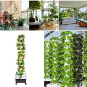 AIHOME Vertical Hydroponic Garden Tower 14 Layered Hydroponic Tower 70 Slots Detached House Vegetable Planter Tower well-liked