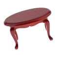 thumbnail image 4 of 1/12 Casa de muñecas Muebles de salón Mesa de té hecha de .5 X 6 X 5 Cm, Annatto, perfke Mesa de muñecas en miniatura, 4 of 9