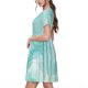 thumbnail image 2 of Balery Blue Marble Vestidos sueltos de manga corta para mujer, vestidos de verano 2025, vestidos casuales de corte A con vuelo., 2 of 6