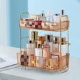thumbnail image 5 of Bathroom Organizer, 2 Tiers, Large Capacity for Countertop , Orange, 5 of 7