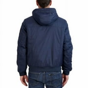 Gerry Men’s Hooded Bomber Jacket Blue