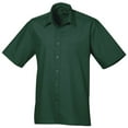 thumbnail image 1 of Premier Mens Short Sleeve Formal Poplin Plain Work Shirt, 1 of 3