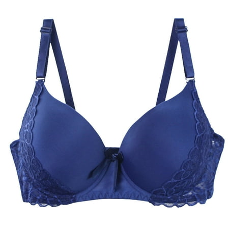 36d Bra Seamless No Wire Bras for Women Women Sexy Lace Shaping Cup Adjustable Shoulder Strap Large Size Underwire Bra