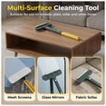 thumbnail image 2 of 2pcs Window Screen Cleaning Brush, 2 in 1 Window Screen Cleaner Tool with Squeegee, 2026 Upgraded Mesh Screen Cleaner, Multi-Purpose Cleaning Brush for Patio, Door, Porch Screens, 2 of 5