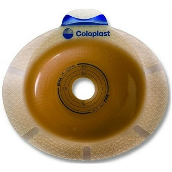 Coloplast SenSura Skin Barrier - Std, Cnvx Lght, 3/4"-1 1/4", Nds, Box of 5 - Model 11021