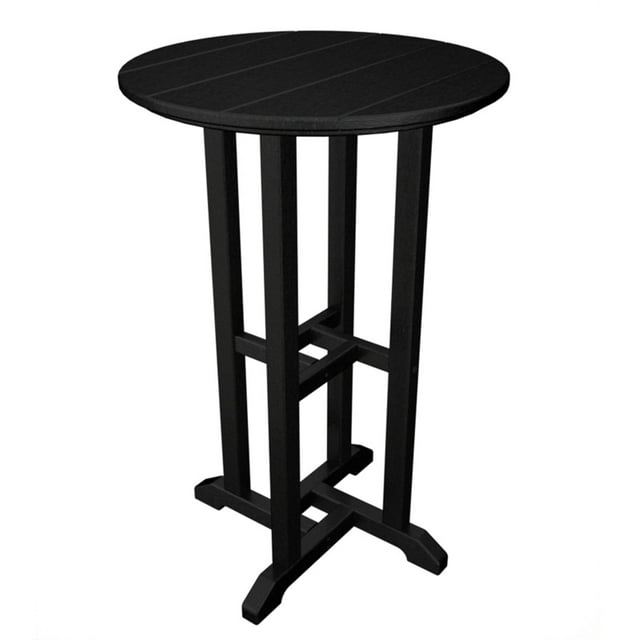 POLYWOOD&reg; Traditional 24 in. Round Counter Height Table