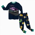 thumbnail image 5 of TOWED22 Toddler Boys Pajamas Set 2Pcs Long Sleeve Cotton Print Top and Pants Soft Sleepwear Pjs Jammies Fall Winter 6-12 Months 12-24 Months 2t 3t 4t 5t 6t 7t 8t 9t Children,Dark Green,8-9 Y, 5 of 5