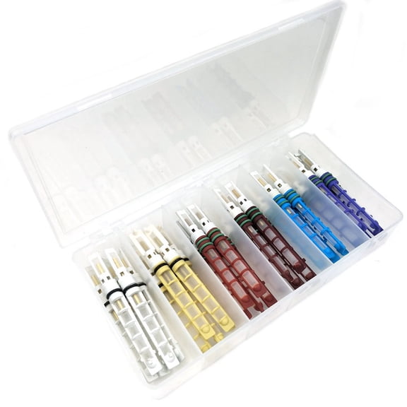 Nikauto 30pcs/lot Six Color Automotive Air Conditioning Throttle Valve Car Air Conditioning Orifice Tube