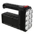 thumbnail image 3 of Muyoka ALIMARO - Foco de búsqueda LED solar, recargable por USB, con batería de 1200 mAh, linterna LED, distancia de irradiación de 1640,4 pies, clasificación de protección IP44, linterna para segurid Muyoka Hogar, 3 of 7