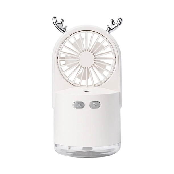Advancent Ventilador de niebla de escritorio, humidificador portátil de 3 modos de 240ML con humidificación de luz nocturna, ventiladores de Humidificadores Blanco Advancent HA063836-01