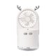 thumbnail image 1 of Advancent Ventilador de niebla de escritorio, humidificador portátil de 3 modos de 240ML con humidificación de luz nocturna, ventiladores de Humidificadores Blanco Advancent HA063836-01, 1 of 6