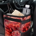 thumbnail image 6 of Coral Foldable Car Trash Can with Lid - Leak-proof Hanging Storage Bag for Car - Trash Can for Car, 6 of 6