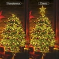 thumbnail image 4 of 10Inch Christmas Tree Topper Star, GoXteam Gold Christmas Ornaments Treetop, LED Light Up Tree Toppers Christmas Tree Decoration, Glittered Metal Christmas Star for Christma Tree Ornament Decor, 4 of 7