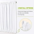 thumbnail image 2 of XIACOCO-White Sheer Curtains 84 Inches Long 2 Panels Set, Sheer White Curtains For Living Room/Bedroom, Rod Pocket Voile Sheer Panel Drapes, 2Pcs, Each 42" W X 17716" L, 2 of 4