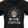 thumbnail image 3 of Instant Message - Mardi Animal Bear - Women's Any Way Dress, 3 of 7