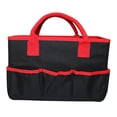 thumbnail image 2 of Sac Fourre-Tout de Rangement Pliable et Rabattable pour Bricolage, Sac à Couches pour Bébé, Doublure de Table, Pochette Organisatrice de Rangement, Sac à Main avec Poignées pour Voyage Femme Noir, 2 of 8