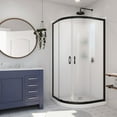 thumbnail image 5 of Dreamline DL-6153-09FR Prime 36" Wide X 76 3/4" High Semi Frameless Frosted Glass Sliding, 5 of 16