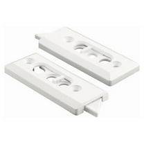 Prime Line F 2728 Tilt Window Latches, White Plastic, Spring-Loaded, 2-1/8 In., 2-Pk. - Quantity 6