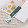 thumbnail image 6 of Unique Bargains 5-piece Set Square Rotation Nail Clipper Kit Blackish Green for Women for Men, 6 of 7