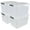 70 Quart, variant on Wekioger 4 Pack 12 Quart Latching Storage Box with Handle, Clear Lidded Tote Bin
