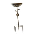 thumbnail image 1 of Cuenco de baño para pájaros, comedero para pájaros, diseño Vintage independiente con estaca, decoración de jardín, baño para pájaros para Patio, patio Mariposa de bronce, 1 of 8