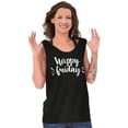 thumbnail image 3 of Happy Friday Weekend Vibes Fun TGIF Tank Top Tee Shirt Women Brisco Brands X, 3 of 5