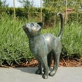 thumbnail image 2 of POINTERTECK Beautiful Cat Statue With Rounded Back Garden Decor Resin Outdoor Lawn Yard Sculpture, 2 of 5