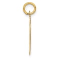 thumbnail image 2 of Diamond2Deal 14K Yellow Gold Letter O Initial Charm Pendant for Women, 2 of 6