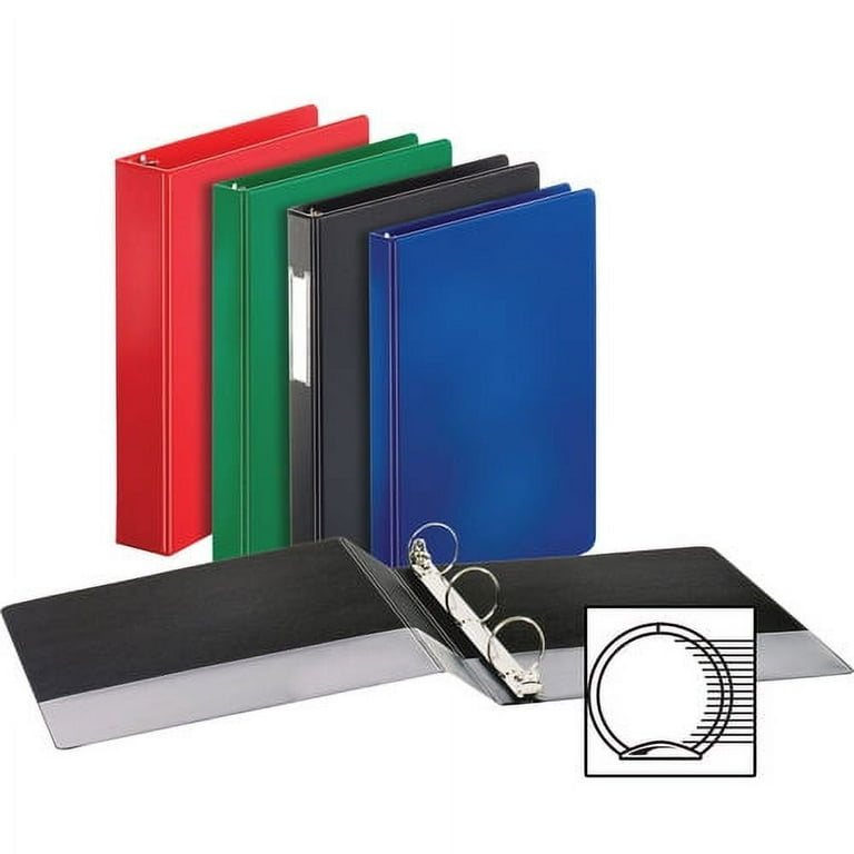 Business Source Basic Round Ring Binders - 1/2 Business Source Basic Round Ring Binders - 1/2