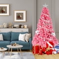 thumbnail image 2 of Clerance Sale! 6ft 1600 Branches PVC Christmas Tree Pink, 2 of 9