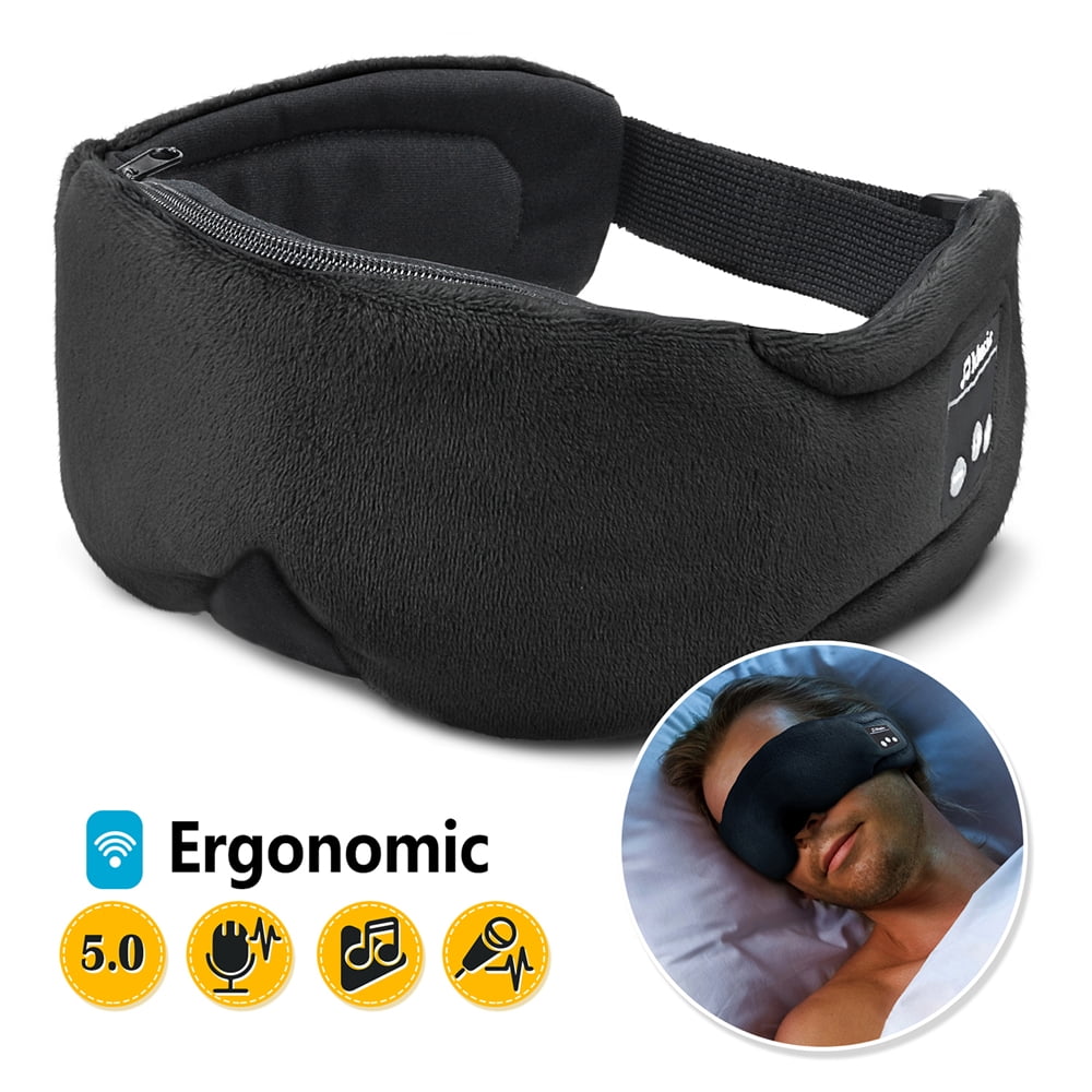 ABLEGRID Bluetooth Sleeping Mask, Sleep Headphones Stereo Sleep Eye