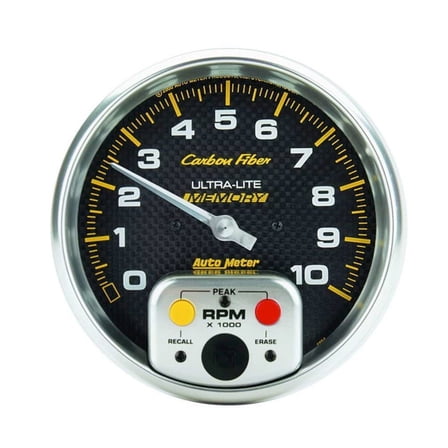Autometer 5in C/F In-Dash Tach 10000RPM