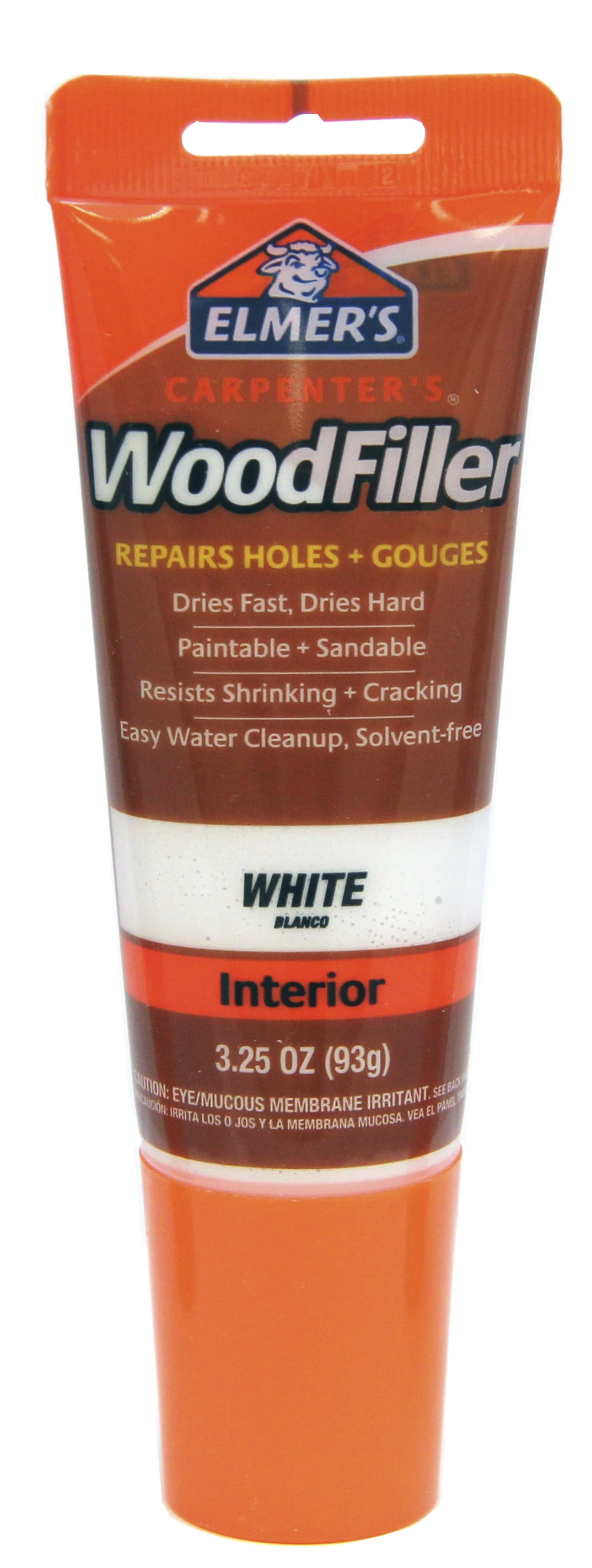 Elmer's Carpenter's Wood Filler, White, 3.25-Ounce