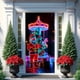 thumbnail image 5 of Decoración navideña para puerta | Tapiz navideño para interiores y exteriores | Tapiz de poliéster de 90 x 180 cm para fiestas y decoración de aulas, 5 of 5